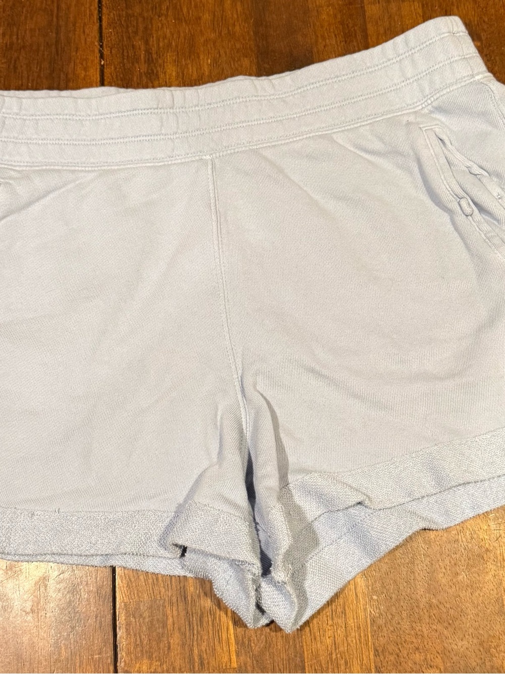 aerie Light Blue Knit Athletic Lounge Shorts